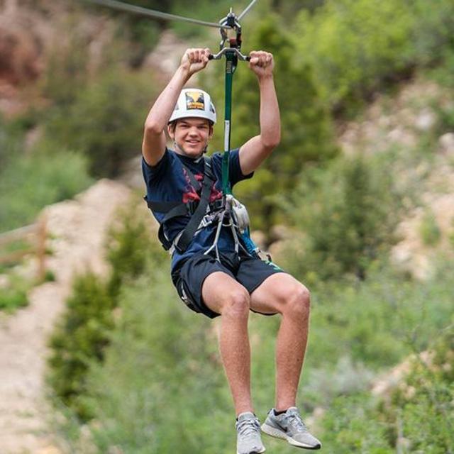 Ziplining At Cave Of The Winds
