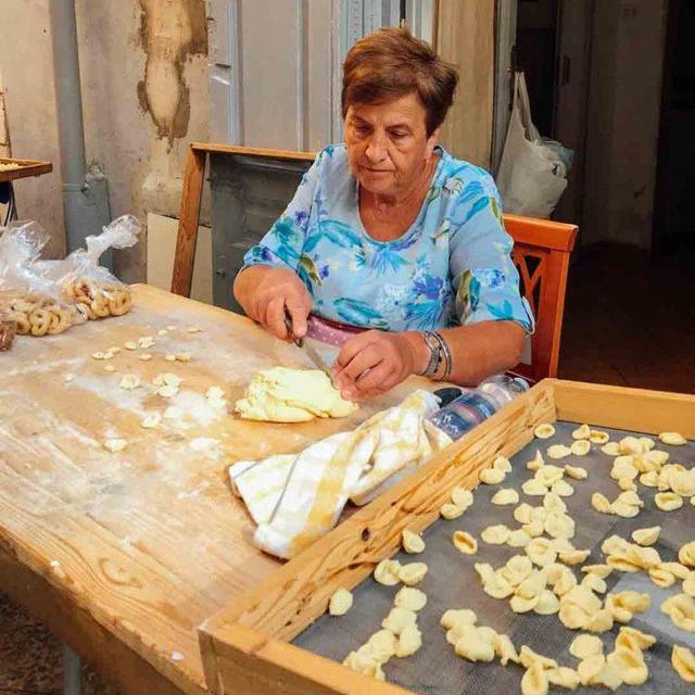 Make Pasta With The Orecchiette ladies of Bari Vecchia