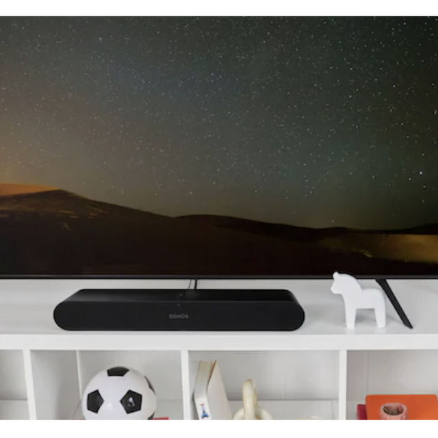 Sonos - Ray Soundbar with Wi-Fi - Black