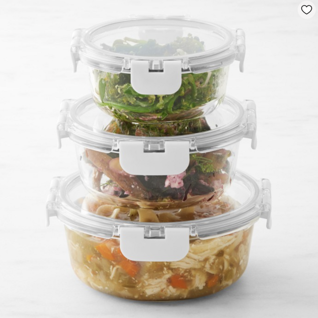 Hold Everything Round Food Storage, Set of 6