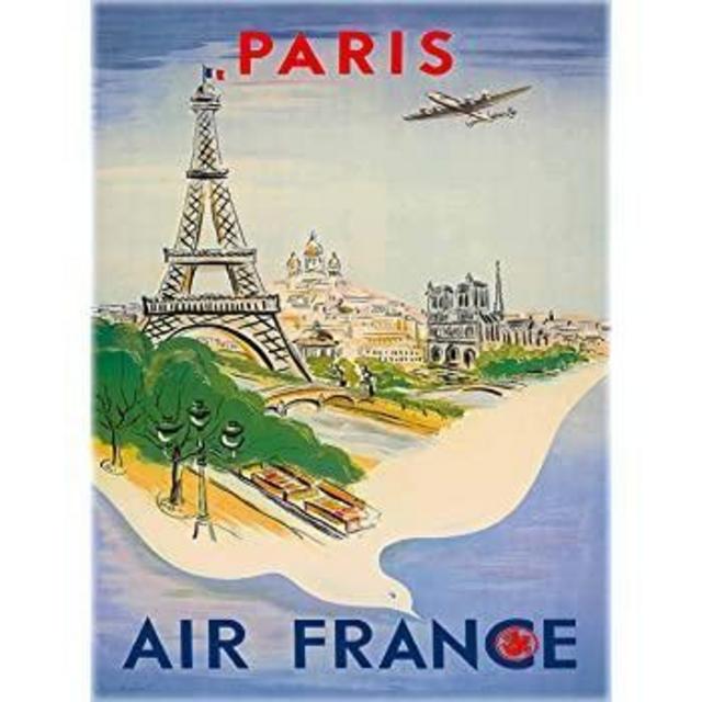 Flight from Athens to Paris
