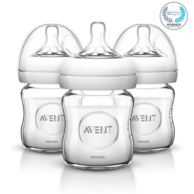 AVENT Natural BPA Free Glass Bottles
