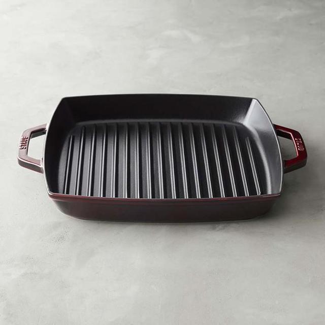 Staub Cast-Iron Double-Handled Grill Pan