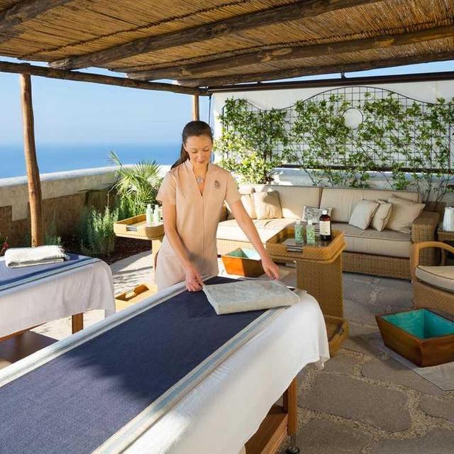 Couples Massage Overlooking the Ocean