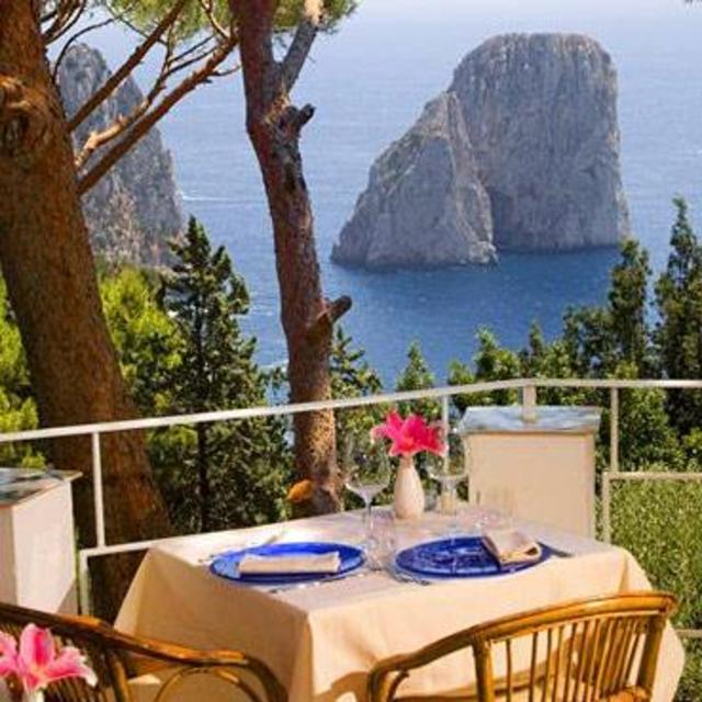 Dinner at Ristorante Il Geranio, Capri