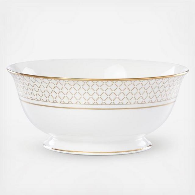 Lenox Venetian Lace Gold Serving Bowl