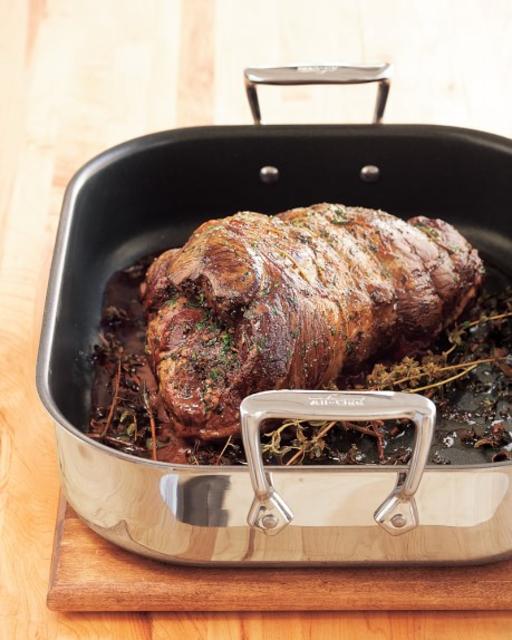 All-Clad - Stainless-Steel Nonstick Roaster, with Rack