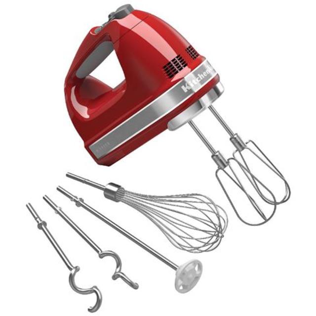 KitchenAid - Artisan Empire Red 9 Speed Hand Mixer