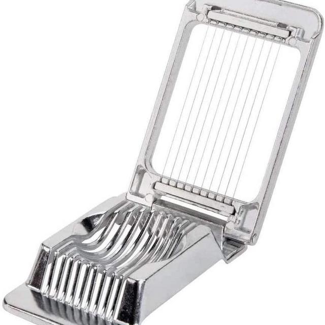 Commercial Grade Egg Slicer - Stainless Steel Cutting Wires
