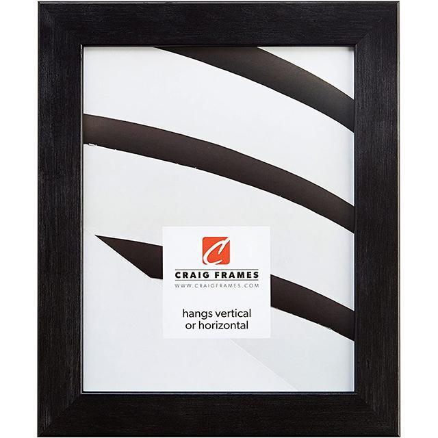 Craig Frames Bauhaus, Modern Black Pine Picture Frame, 24 by 24-Inch