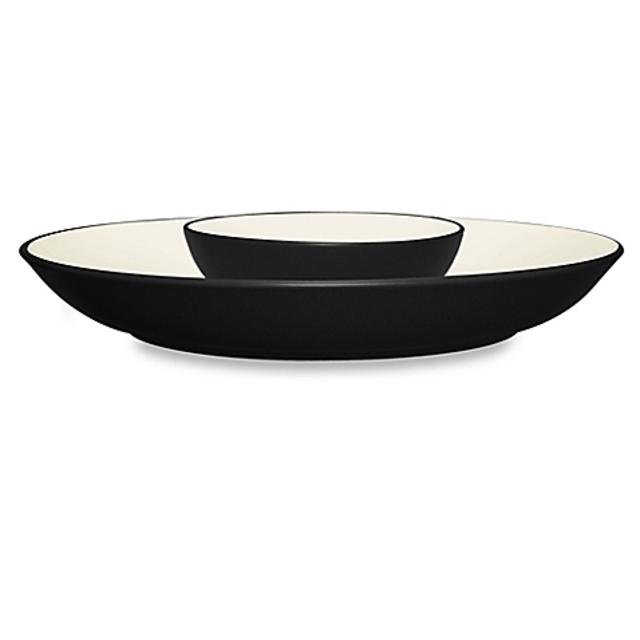 Noritake® Colorwave Chip and Dip in Graphite