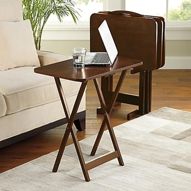Hamilton 5-Piece Snack Tray Table Set