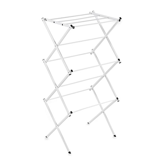 Polder® Compact Accordion Dryer Rack in White