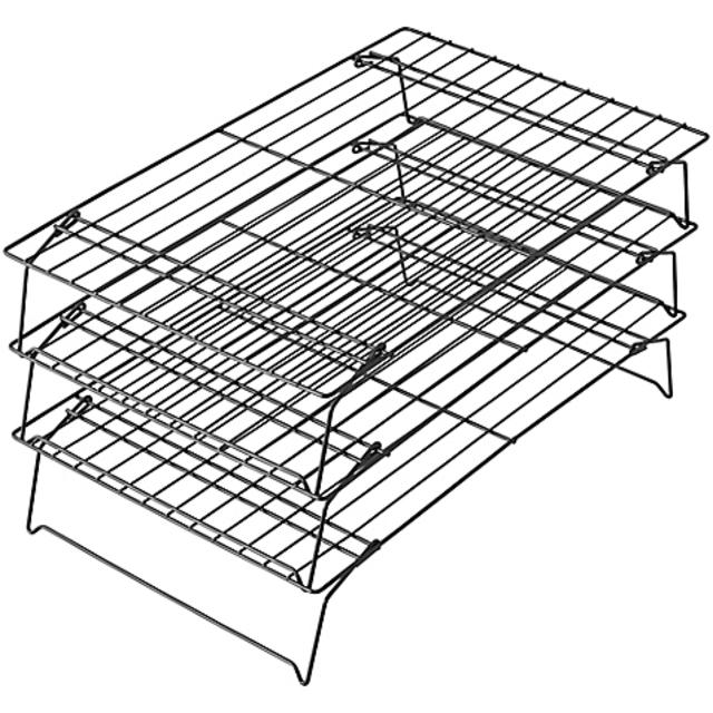 Wilton® Advance Select™ Premium Nonstick 3-Tier Cooling Grid in Gunmetal