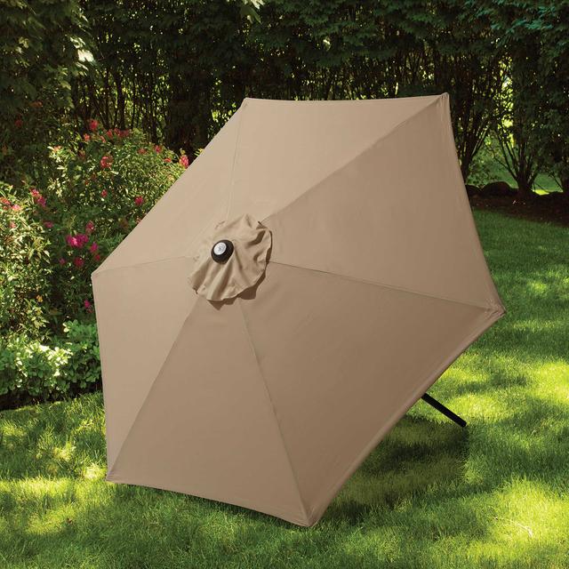 7.5-Foot Round Canopy Umbrella in Tan