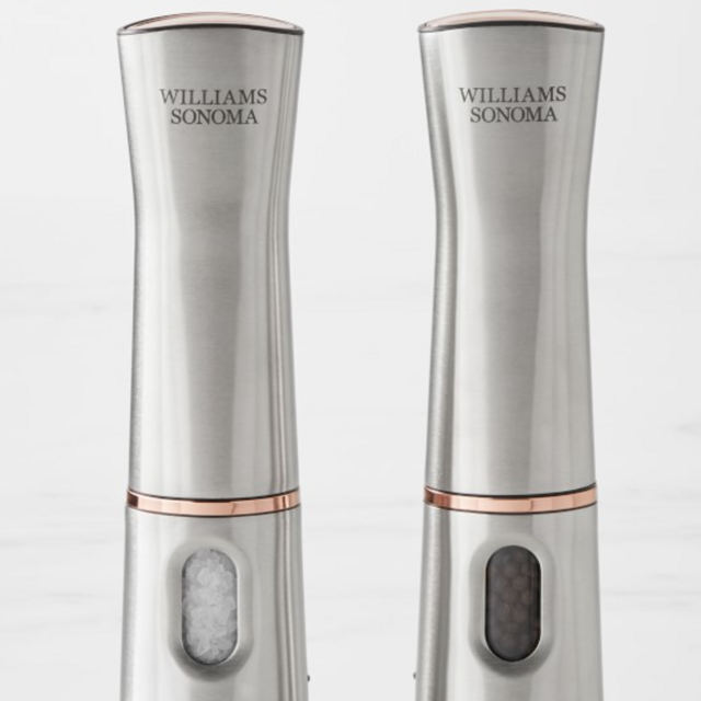 Williams Sonoma Rechargeable Electric Salt & Pepper Mill