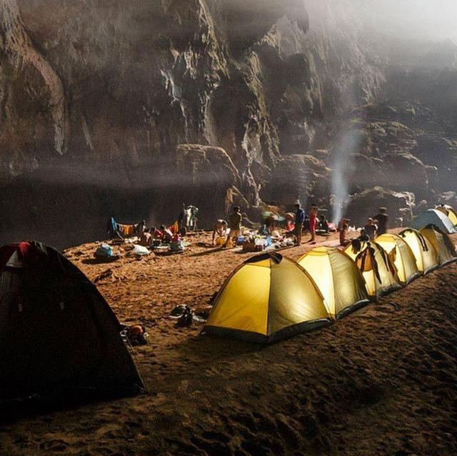 A night in a cave in Vietnam