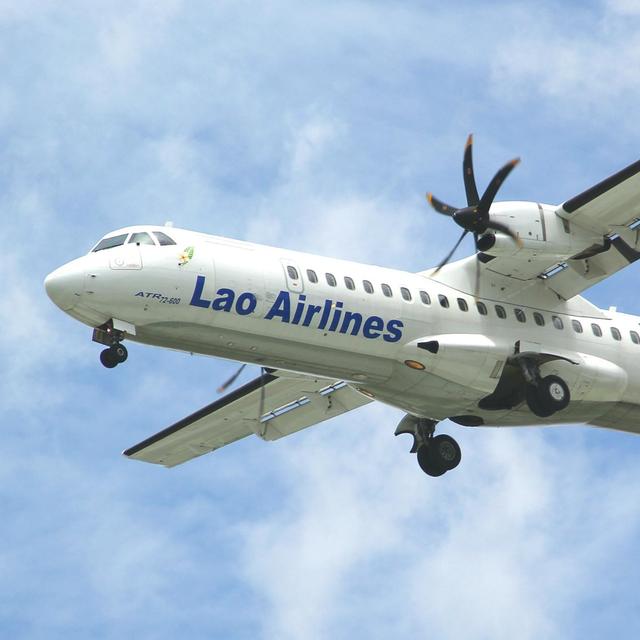 A flight from Laos to Siam Reap (Angkor Wat)