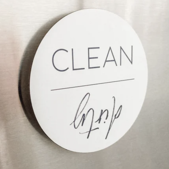 Cute "Clean Dirty" Dishwasher Magnet