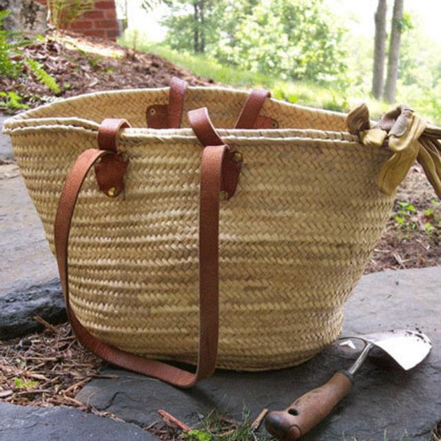 French Farmer's Market Basket's Long & Short Handles - In Stock