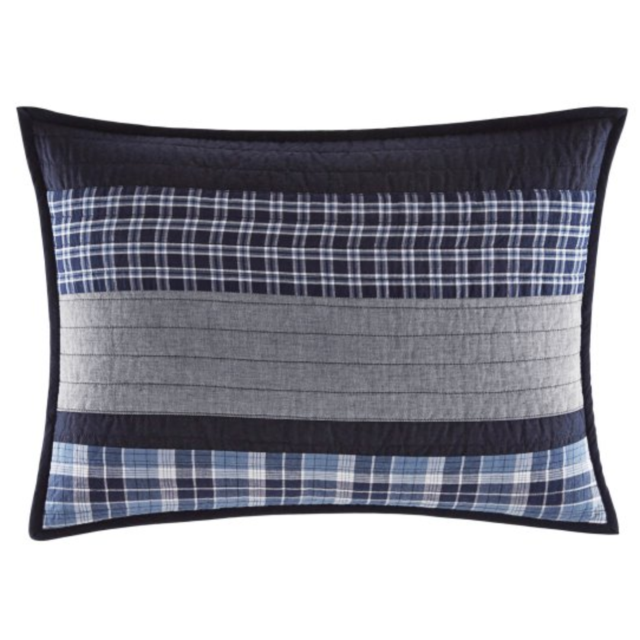 Nautica Adleson Pieced Cotton Quilted Sham