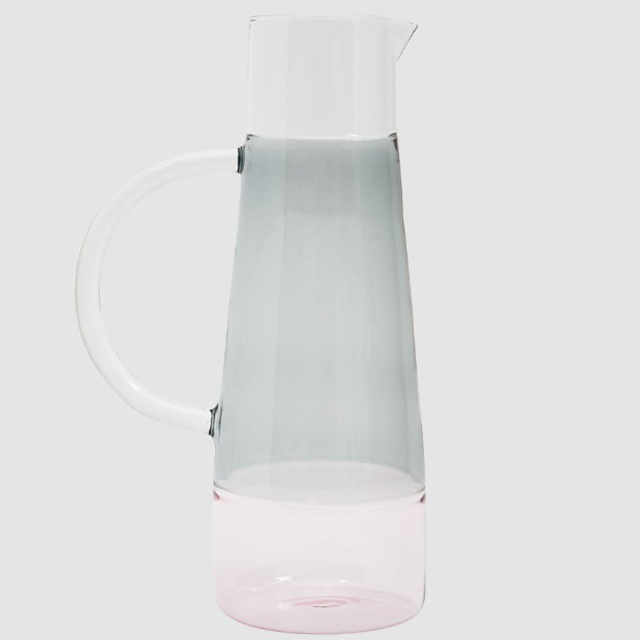 Ichendorf Milano Tall Jug in Pink/Smoke