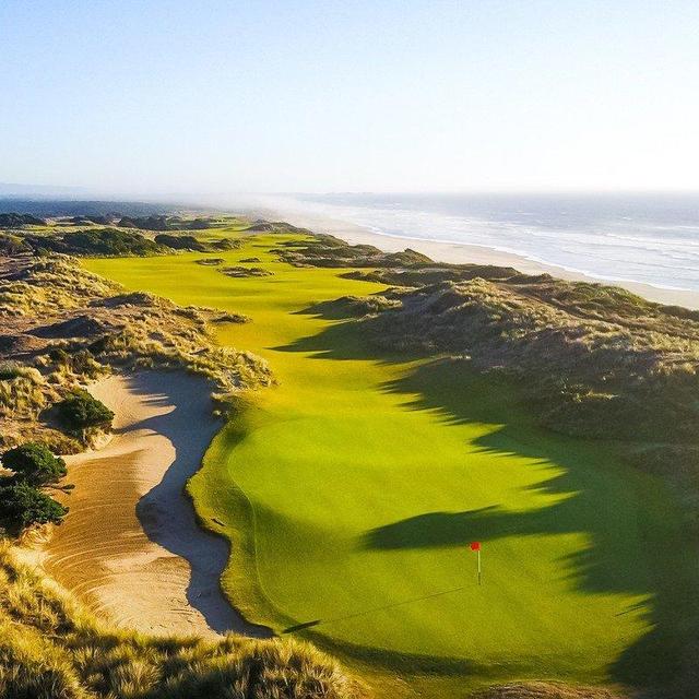 Selina's first Bandon Dunes golf in Oregon