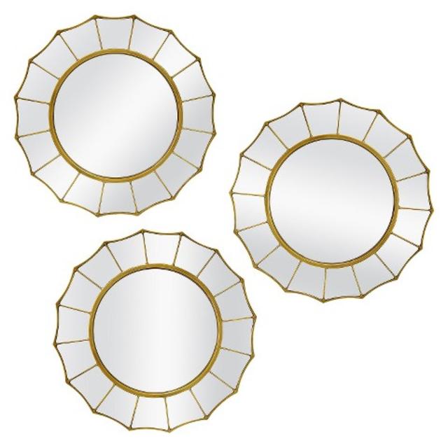Threshold™ Starburst Mirror - 3 Pieces product details page