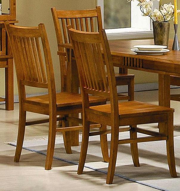 Angelica Mission Country Style Dining Chairs (Set of 2)