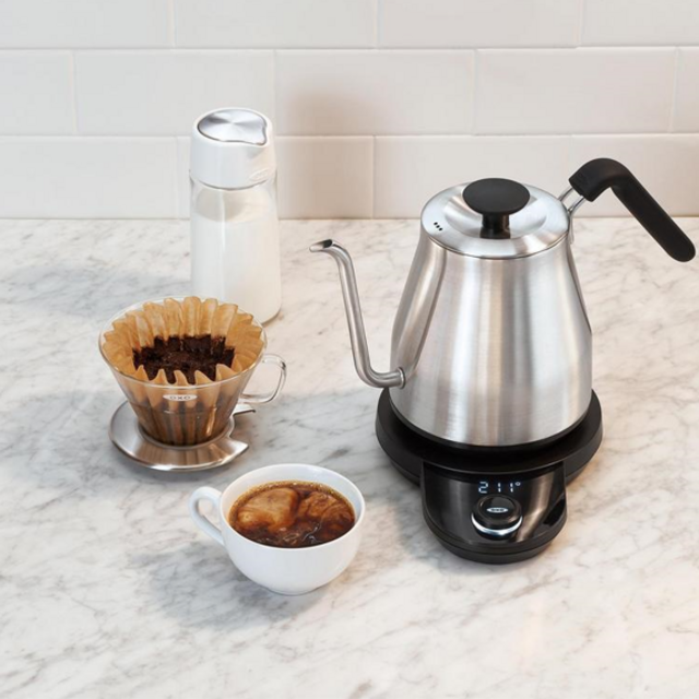 OXO Adjustable Temperature Gooseneck Kettle