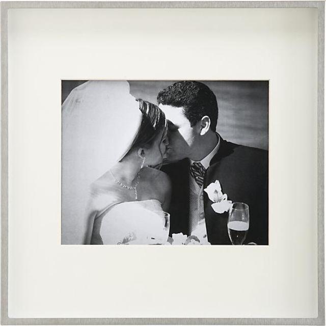 Brushed Silver 8x10 Wall Frame