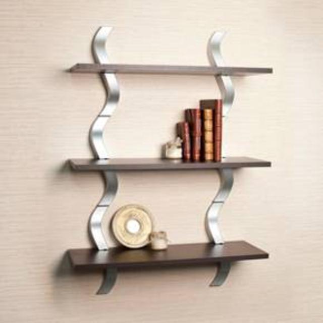 Product description page - 3 Tier Waves Shelf - Brown
