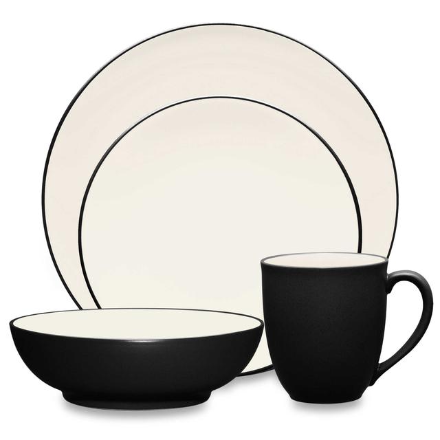 Noritake® Colorwave Coupe 4-Piece Place Setting in Graphite