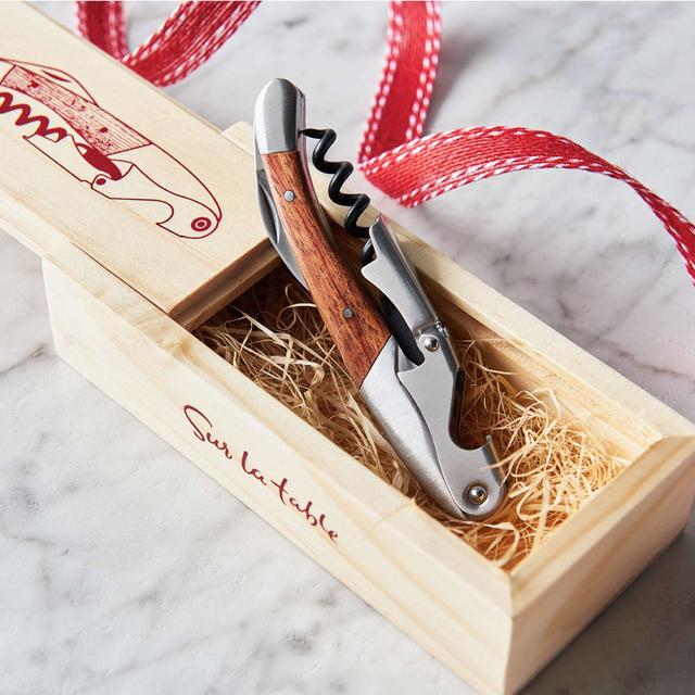 Rosewood Waiter Corkscrew in Pine Wood Box