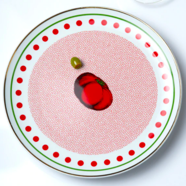 Round Platter (Tomato)