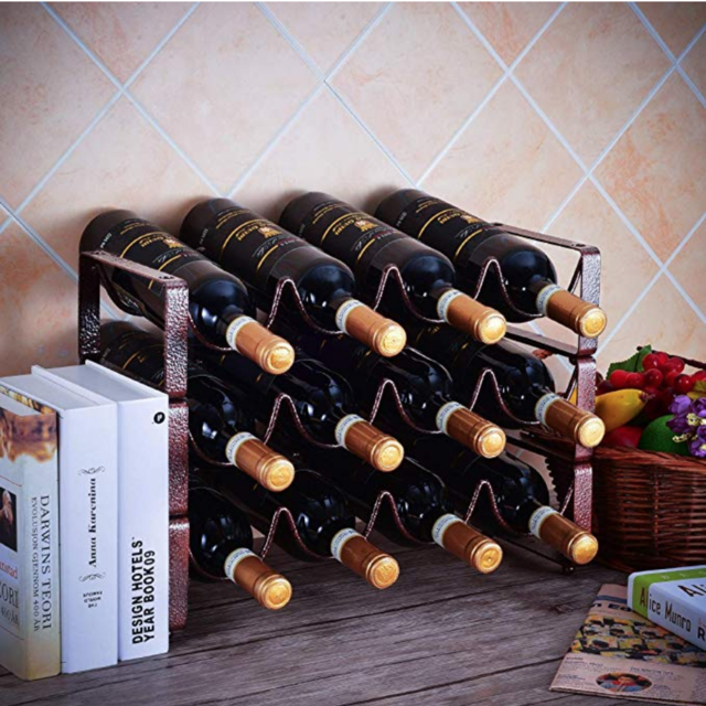 Three Tier Stackable Wine Rack