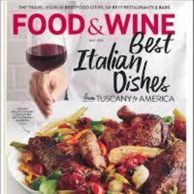 Food & Wine Magazine Subscription