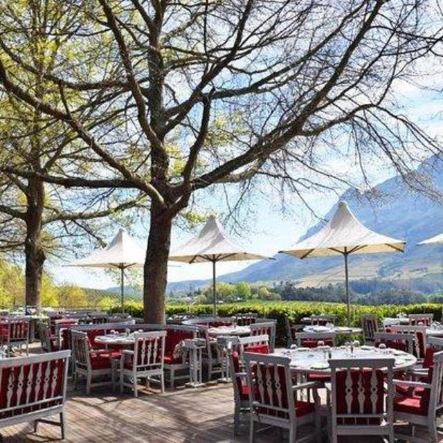 Lunch at Delaire Graff Restaurant