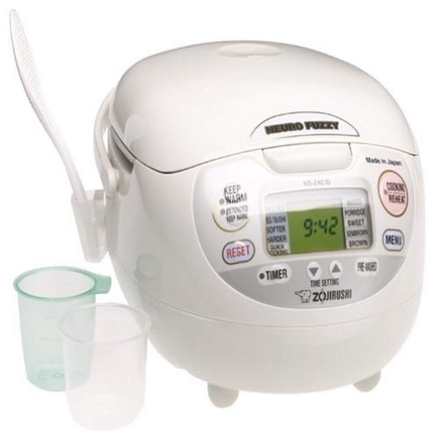 Neuro Fuzzy Rice Cooker and Warmer, Premium White, 1.0-Liter