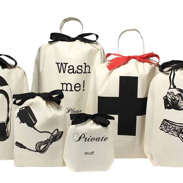 Women's 6-pack, Organizing bags