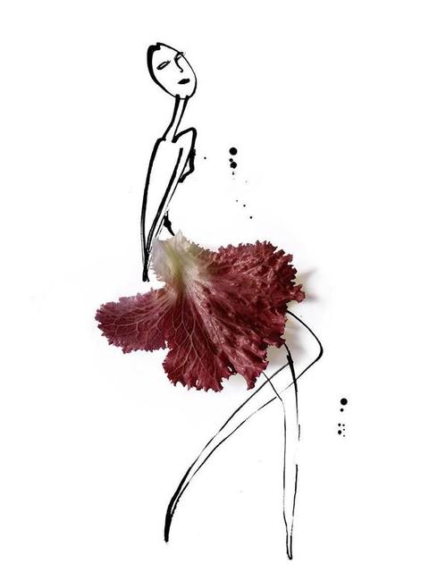 Serge Bloch Red Skirt Salad 2014