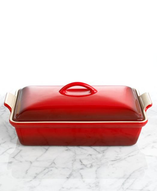 Le Creuset Stoneware 12 x 9 Covered Rectangular Baking Dish
