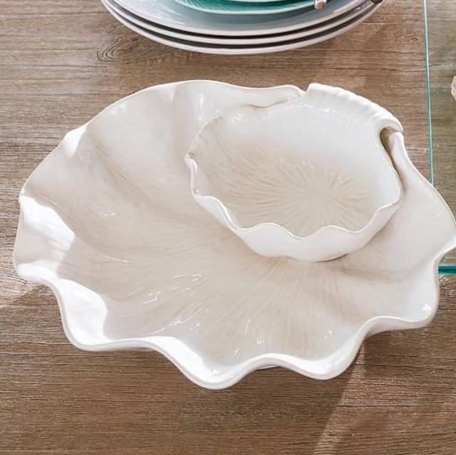 Shell Chip and Dip Bowl