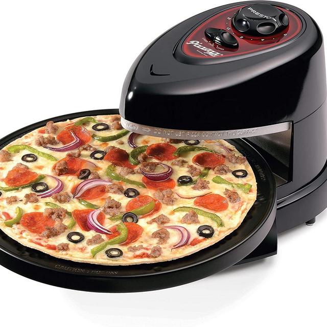 Presto Pizzazz Plus Rotating Oven, Black