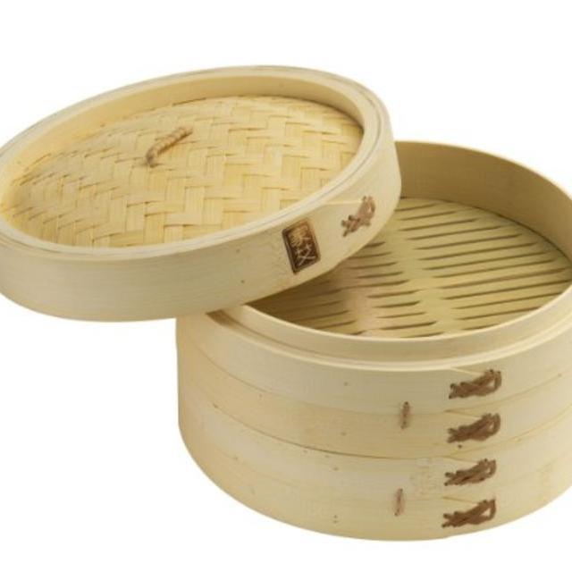 Joyce Chen 26-0013, 10-Inch Bamboo Steamer Set