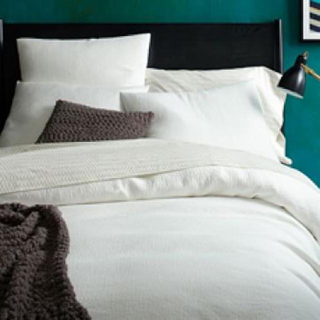 Organic Brighton Matelasse Duvet Cover + Shams