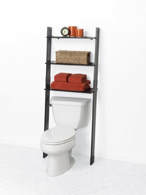 ZPC Zenith Products Corporation Zenna Home 9431CH, Wood Ladder Bathroom Spacesaver, Espresso