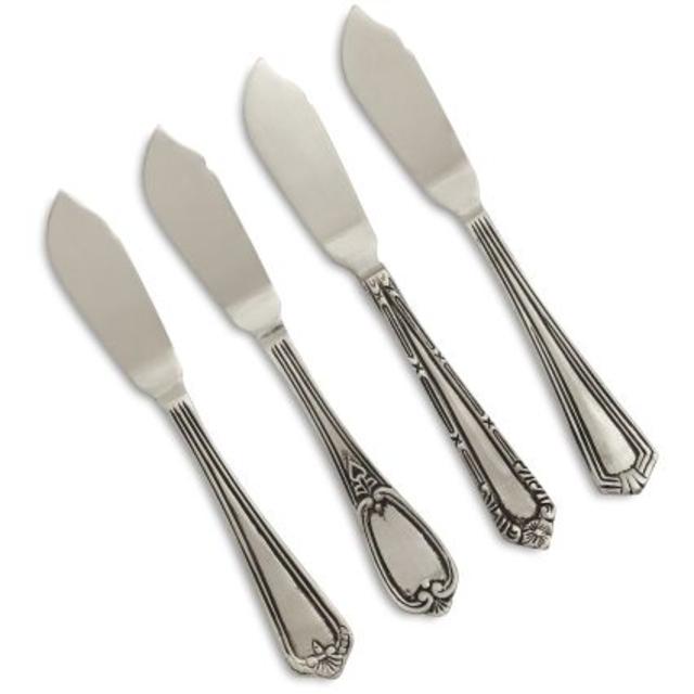 Vintage-Inspired Cheese Spreaders, Set of 4