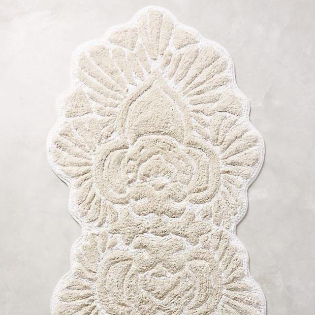Cream Riviera Bath Mat