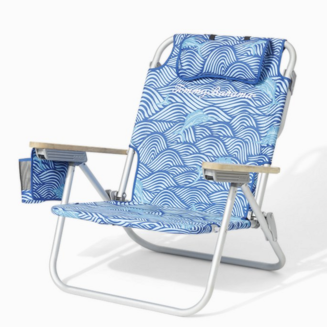 Swimming Marlins Deluxe Backpack Beach Chair